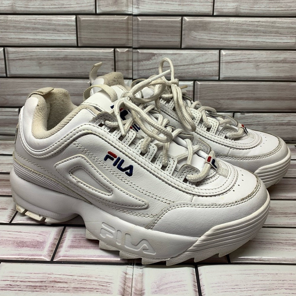 Women's FILA Disruptor 2 Premium Sneakers 5FM00002-125- Size 6